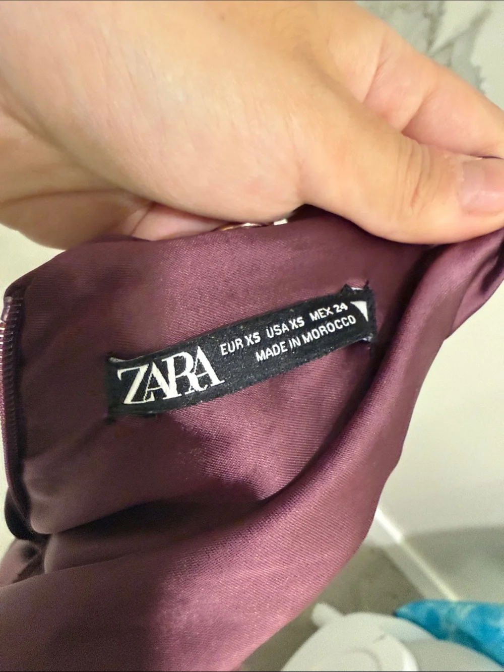 Zara Plum Spaghetti-Strap Maxi Dress - Picture 2 of 3
